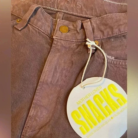 NWT Mother Snacks High Waist Twizzy Skimp French Roast size 25 - Picture 5 of 12